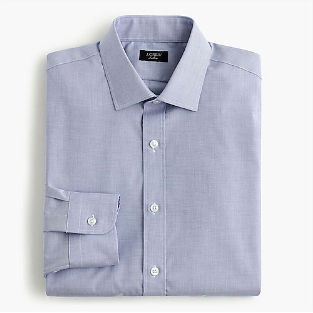 J. Crew Ludlow Stretch Cotton Dress Shirt, 14.5/32